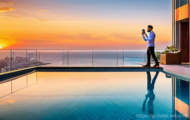 호텔 실무에서 유용한 기술 훈련 - **Prompt: Sustainable Smart Hotel Operations - Energy Management**
    A serene and impeccably clean...